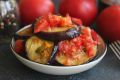 Нежная закуска из баклажанов с помидорами и чесноком