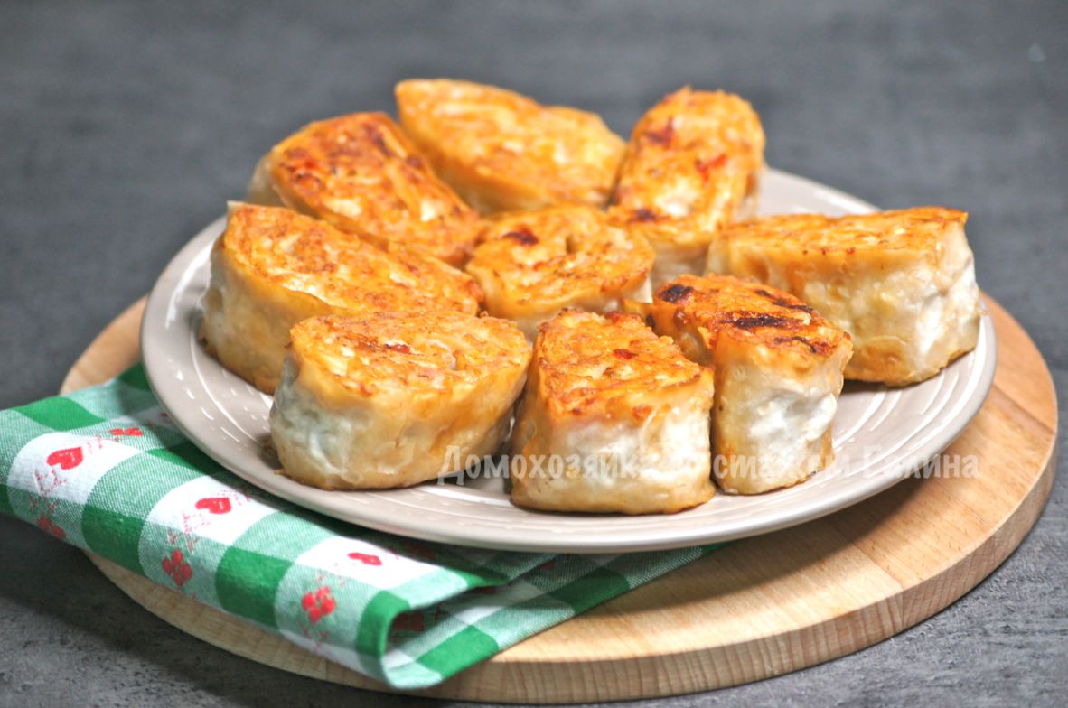 Вкусные рулетики из лаваша: просто, быстро и крайне аппетитно