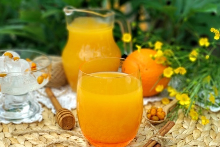 Апельсиново-облепиховый сбитень "Оранжевое лето"