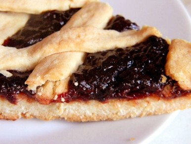 Откройте секрет вишнёвого пирога Crostata di visciole