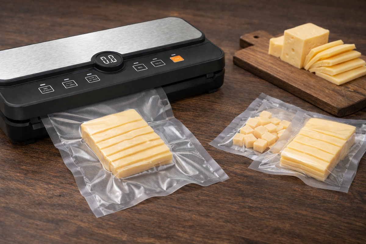 Как сохранить сыр свежим: секреты вакууматоров с резаком