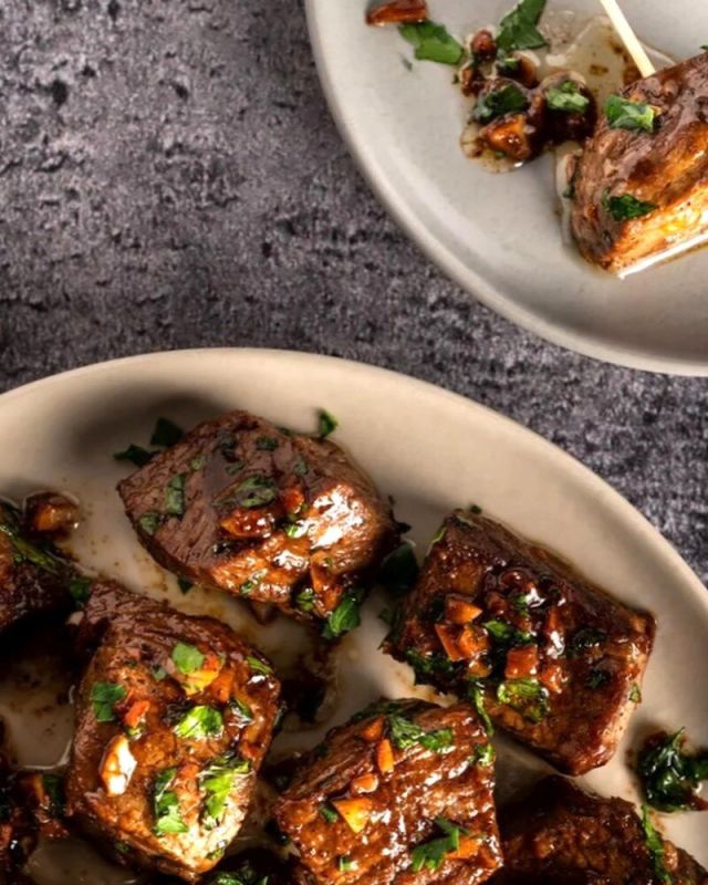 Мини стейки для идеальных канапе