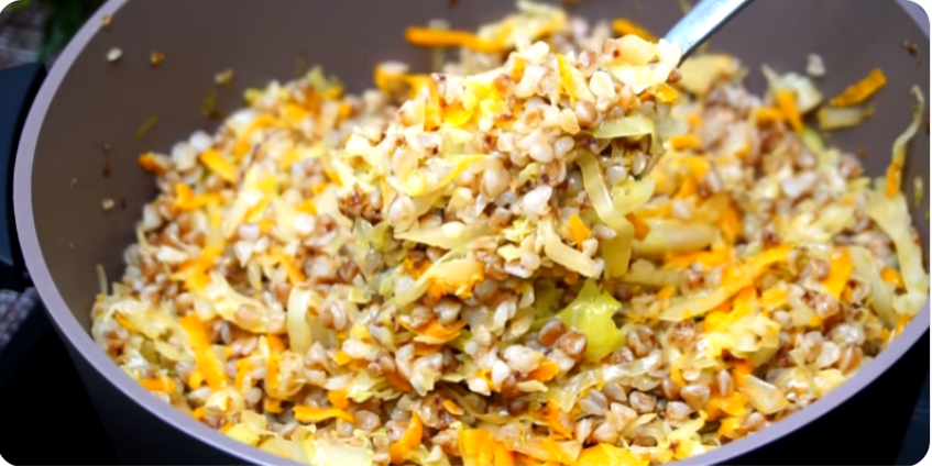 Гречневая каша с капустой: идеальный обед для всей семьи