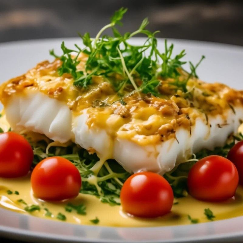 Неожиданная свежесть: запеченная рыба в сметанно-горчичном соусе