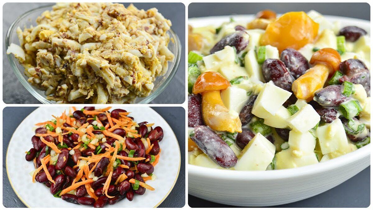 Удивительные салаты из фасоли, которые полюбят все