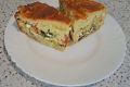 Наливной пирог на кефире с яйцом, сыром и зеленью