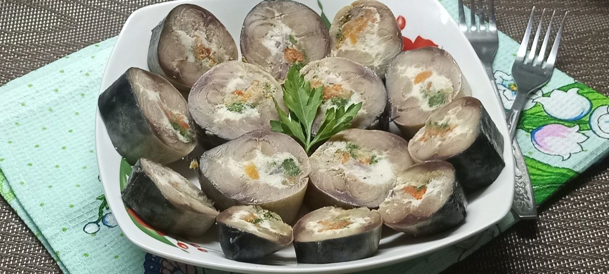 Нежная малосольная скумбрия с изысканной начинкой