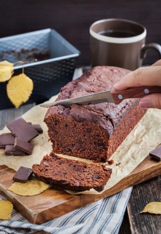 Нежный шоколадно-банановый кекс, который покорит ваше сердце