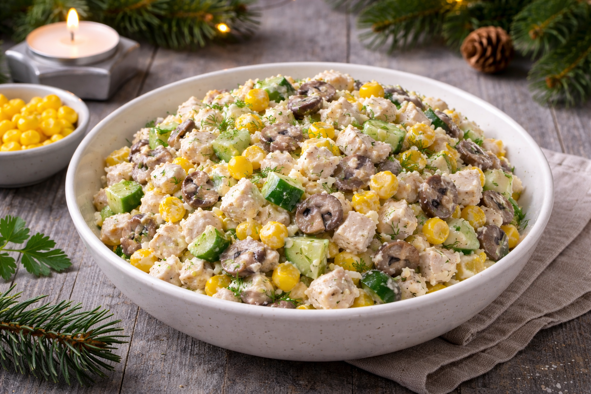 Салат «Мадлен»: простота и элегантность на праздничном столе