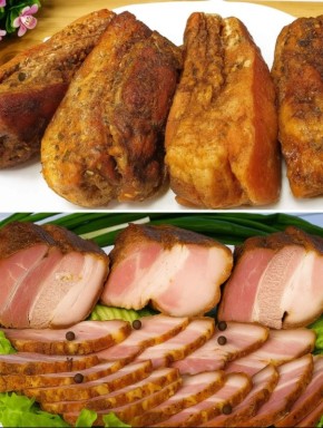 Потрясающая грудинка в духовке