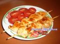 Куриные шашлычки на шпажках