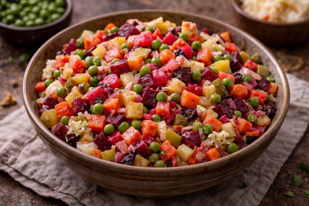 Винегрет с сюрпризом: даже противники свёклы оценят