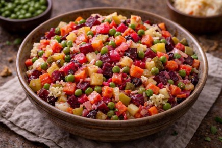 Винегрет с сюрпризом: даже противники свёклы оценят