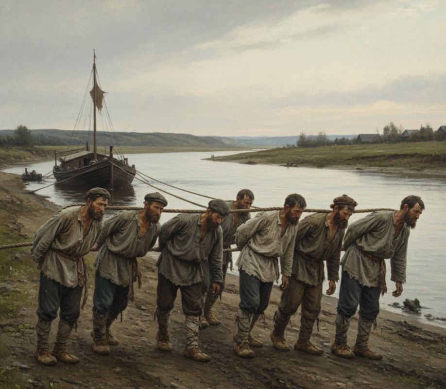 Бурлаки: от тяжелых трудов до вечного символа эпохи