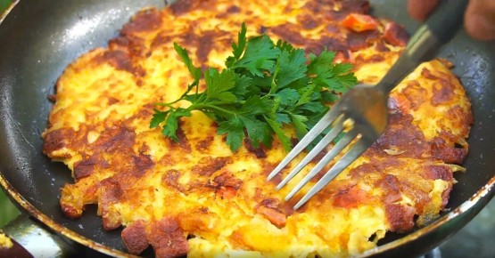 Вкусный картофельный драник с начинкой для идеального завтрака