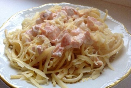 Паста с форелью «Верочка»