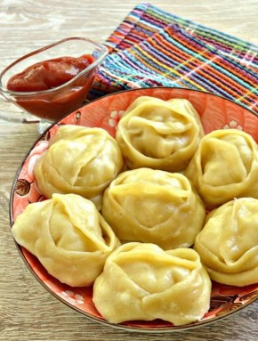 Невероятные манты с курицей и картофелем
